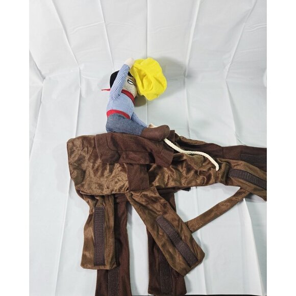 NACOCO Cowboy Rider Dog Costume Pecos Bill Doll And Hat Medium - Picture 4 of 5